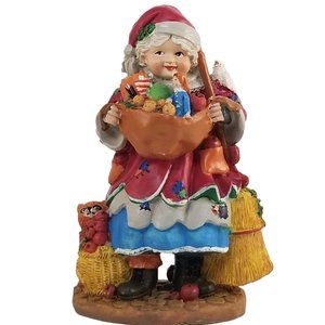 Austria Santa Claus Figure, Budelfrau International Santa 2002 Collection Decor